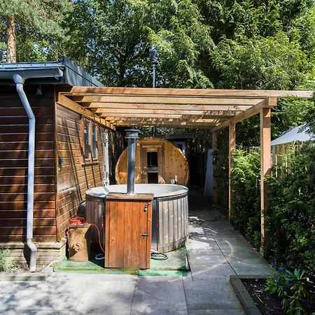 78 M2 Luxe Bos Welness Private Barrelsauna And Hottub And Airco Vakantiehuis *