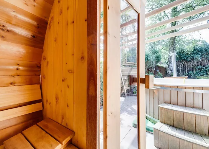 78 M2 Luxe Bos Welness Private Barrelsauna And Hottub And Airco * Voorthuizen