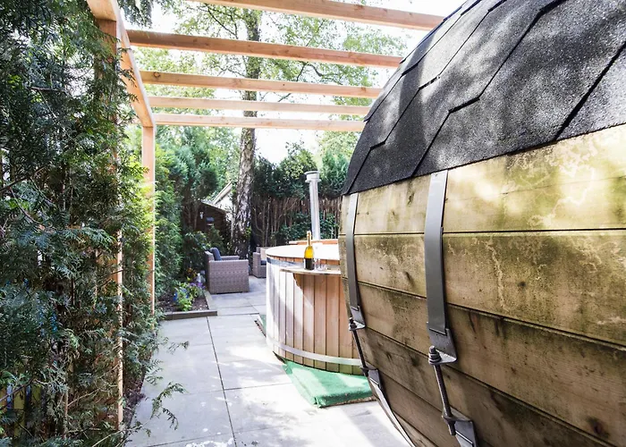 78 M2 Luxe Bos Welness Private Barrelsauna And Hottub And Airco