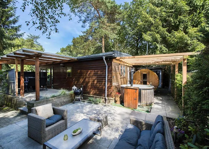 78 M2 Luxe Bos Welness Private Barrelsauna And Hottub And Airco *