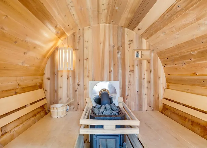 Casa de Férias 78 M2 Luxe Bos Welness Private Barrelsauna And Hottub And Airco